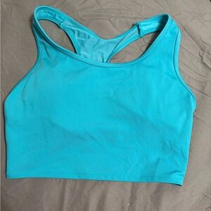 Women's Racerback Sports Bra - Turquoise